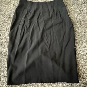 Woman’s black pencil skirt